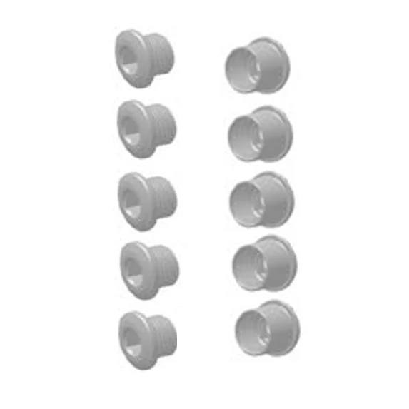 Sæt med 5 SRAM TRUVATIV/SRAM kranksæt skorstensskruer Sort