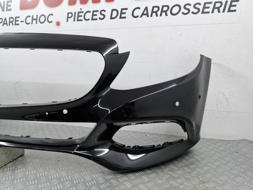 Forreste kofanger Mercedes Klasse C W205 Fase 1 (02/2014 til 12/2018) – Original brugt med radarer MERCEDES - BENZ