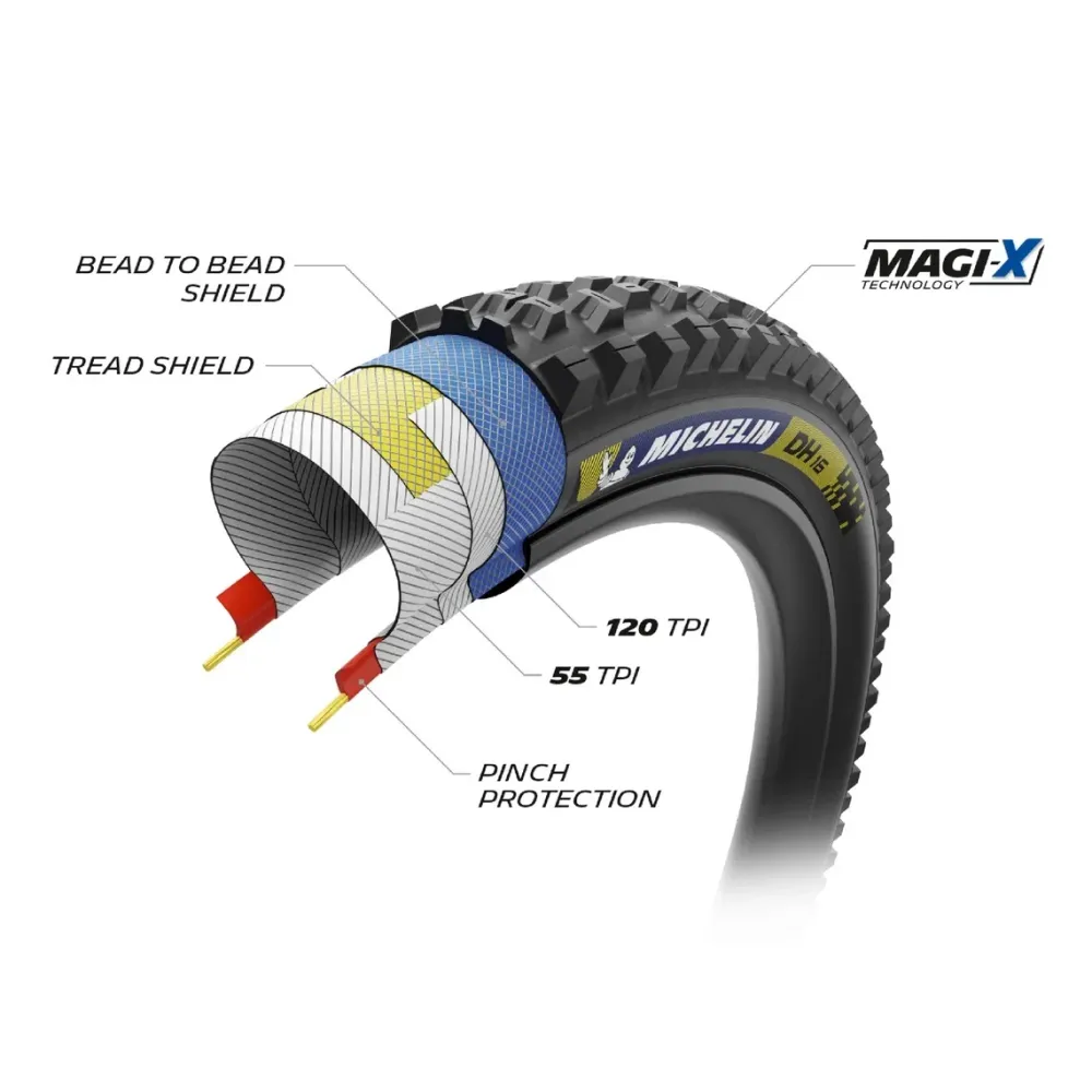 MICHELIN DH16 Racing Line 27.5x2.40 Tubeless Ready Soft-dæk