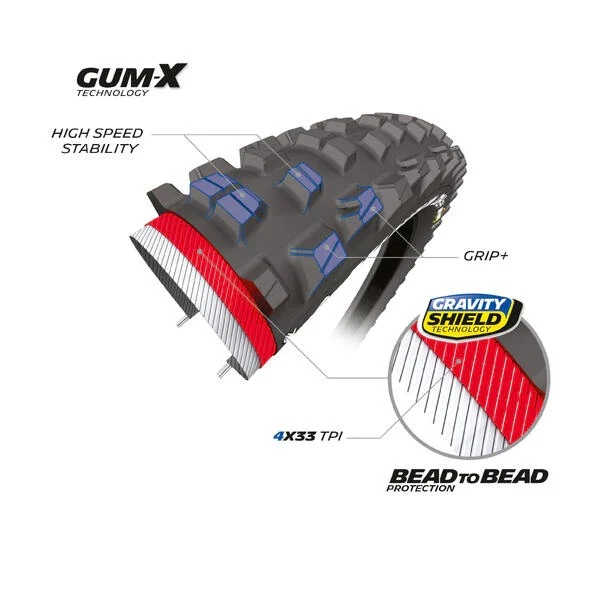 MICHELIN DH34 BIKE PARK Performance Line 29x2.40 Tubeless Ready Rigid Dæk