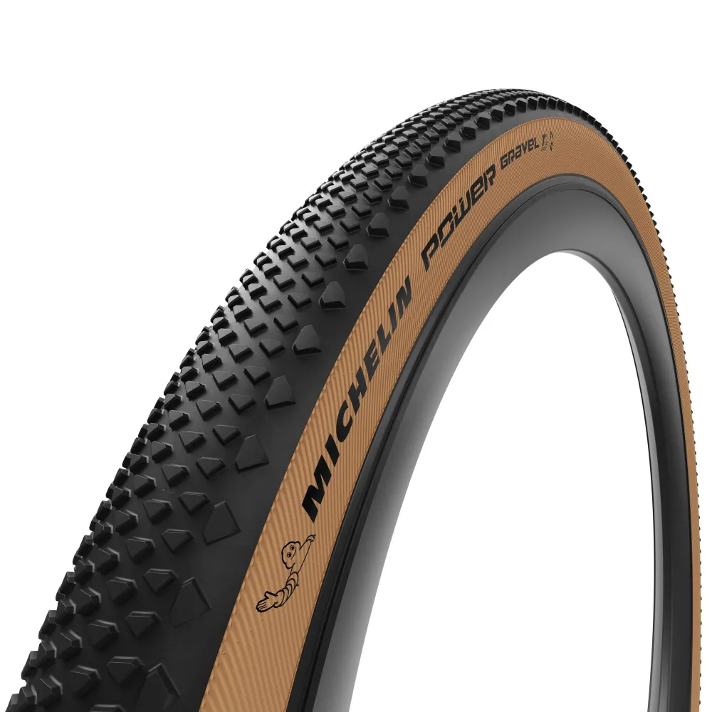 MICHELIN POWER GRAVEL Competition Line 700x35c Tubeless Ready Brown-dæk