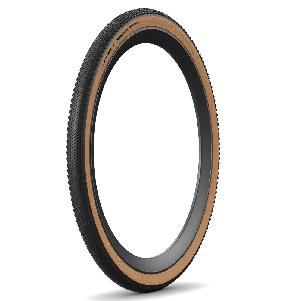 MICHELIN POWER GRAVEL Competition Line 700x35c Tubeless Ready Brown-dæk