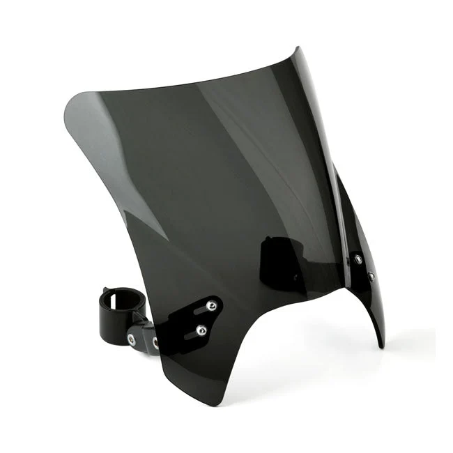 NC Mohawk Universal Windshield Black Lige beslag Gaffelben 44-51mm