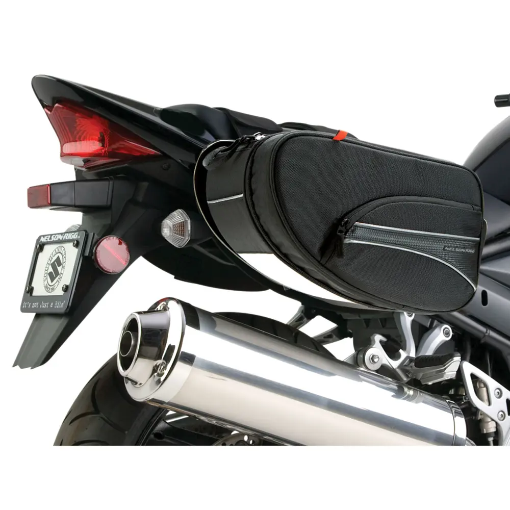Nelson Rigg Mini Commuter udvidelige universelle motorcykelsadeltasker