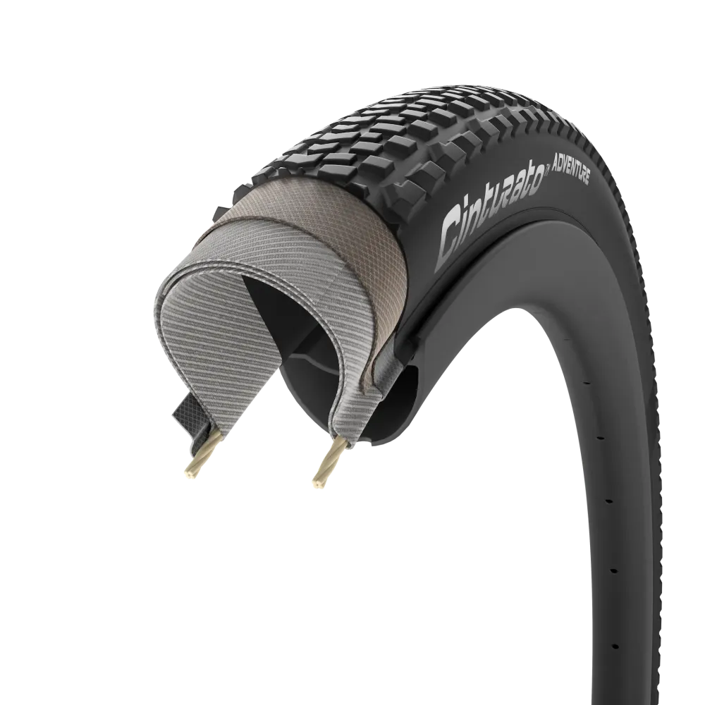 PIRELLI CINTURATO ADVENTURE 700x40c Tubeless Ready Sort dæk