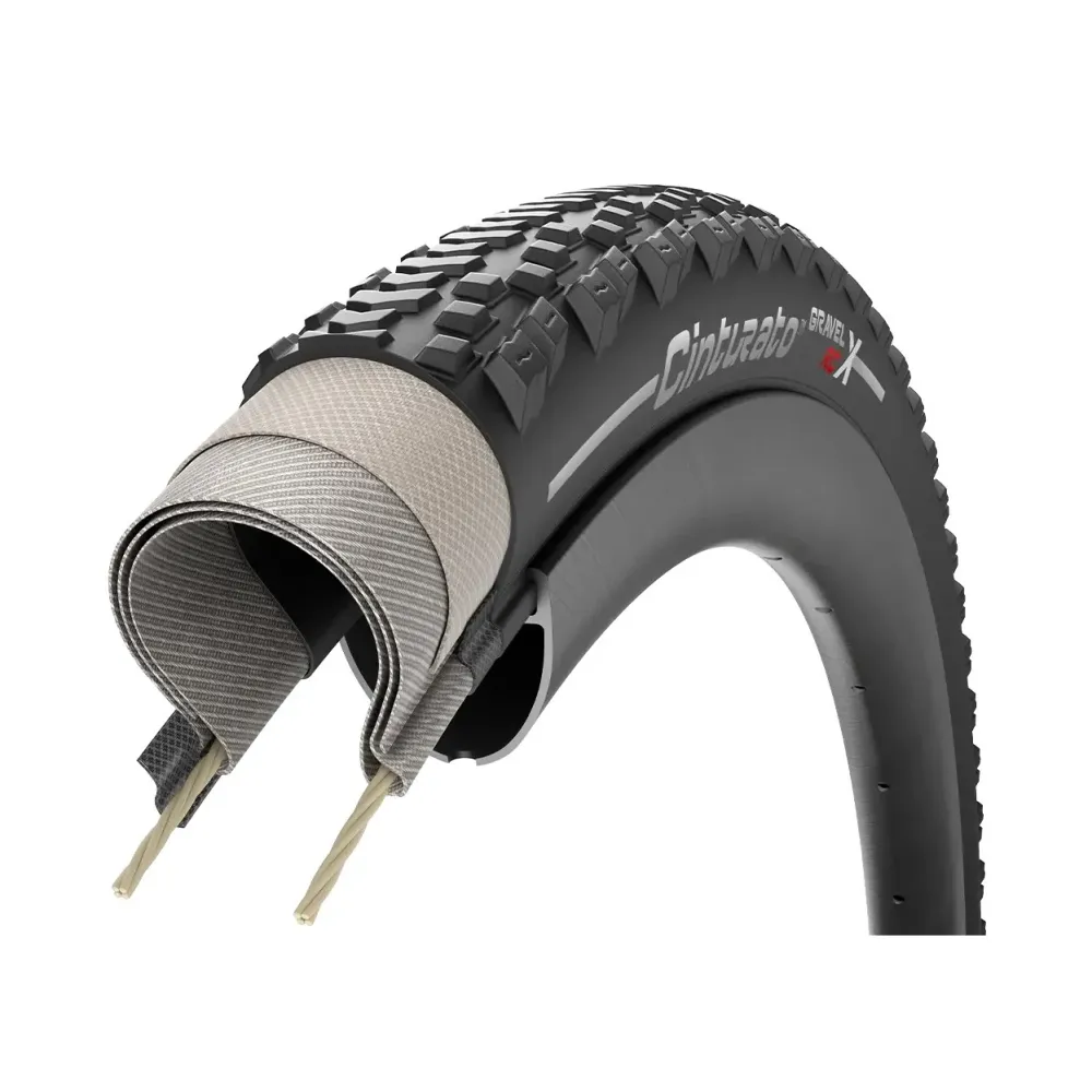 PIRELLI CINTURATO RCX 700x35c Tubeless Ready Classic Beige-dæk
