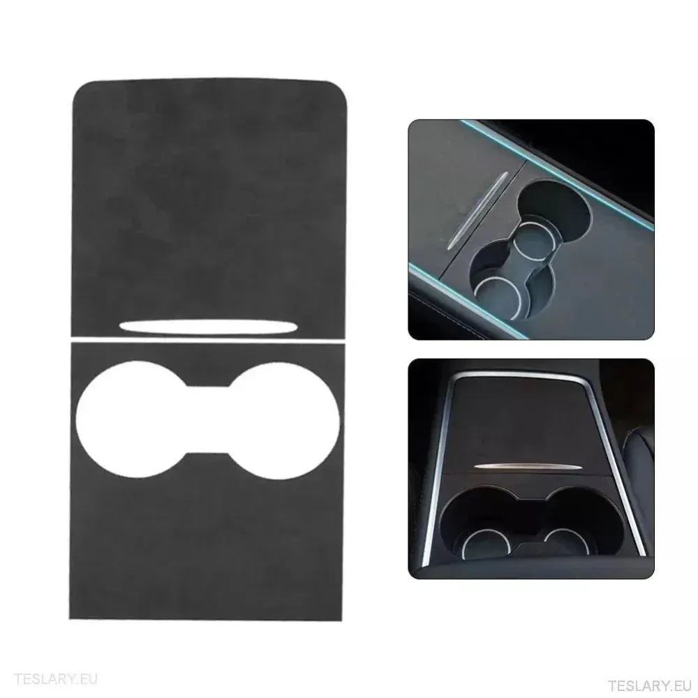 Premium Suede Center Console Cover Tesla 3/Y