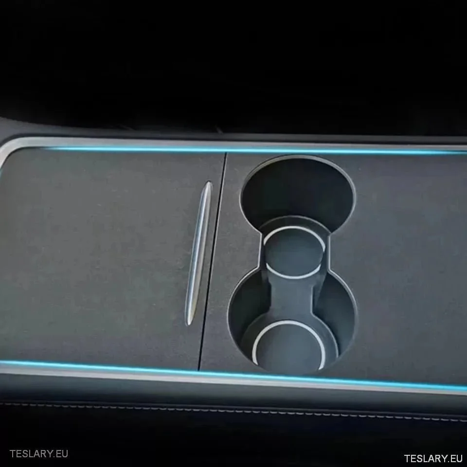 Premium Suede Center Console Cover Tesla 3/Y