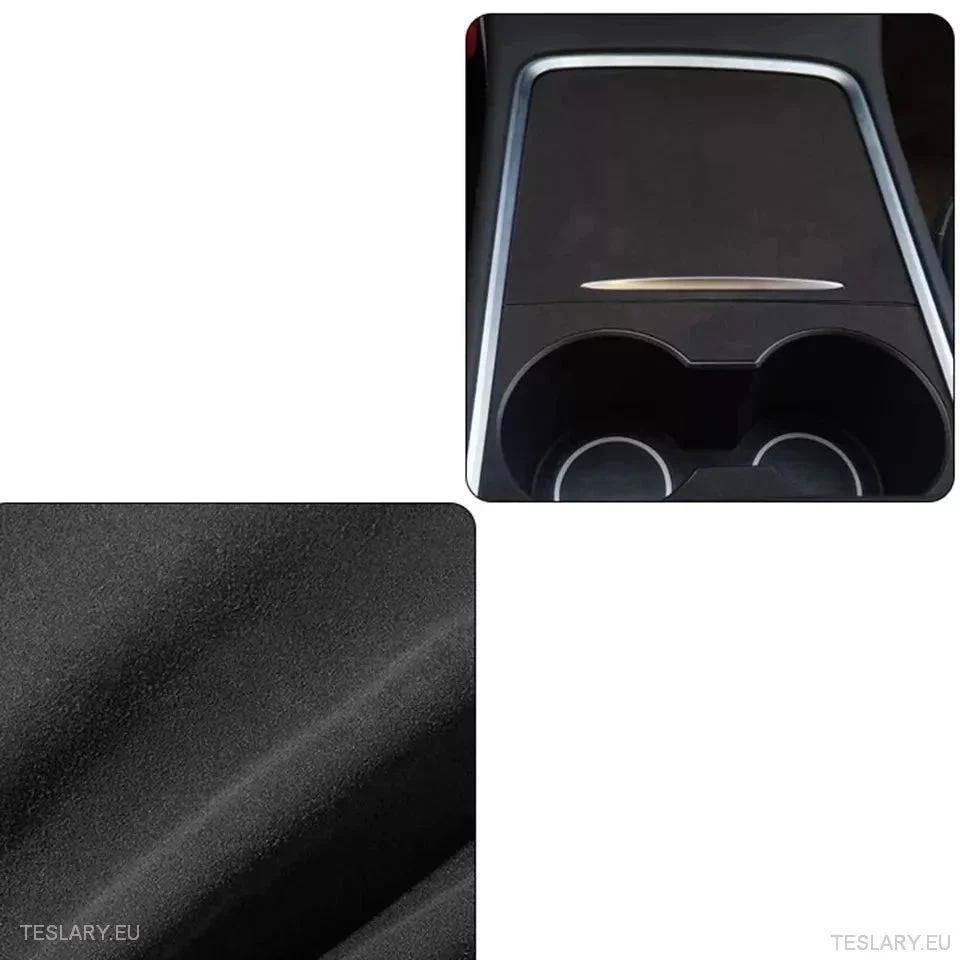 Premium Suede Center Console Cover Tesla 3/Y