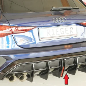 Rieger Diffuser Audi S3, A3 S-Line 8Y 2024+ - Højglans Sort