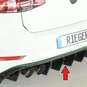 Rieger Diffuser VW Golf MK7.5 R 2017+ - Højglans Sort