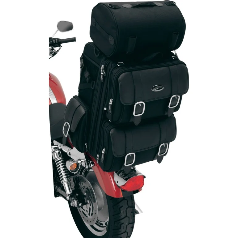 Saddlemen S3200DE Udvidelig Sissy Bar-motorcykeltaske