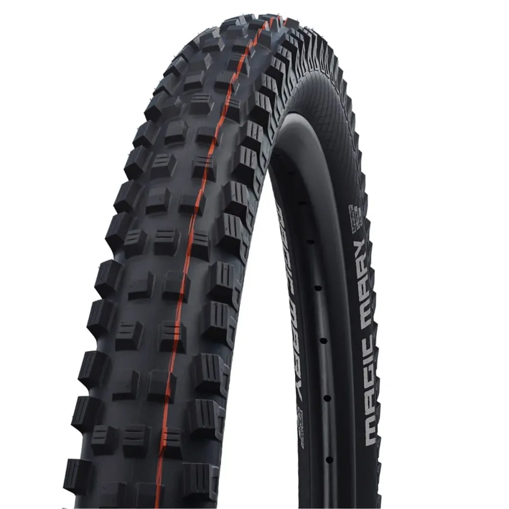 SCHWALBE MAGIC MARY 27.5x2.40 ADDIX SOFT SUPERTRAIL Tubeless Ready Soft Black-dæk