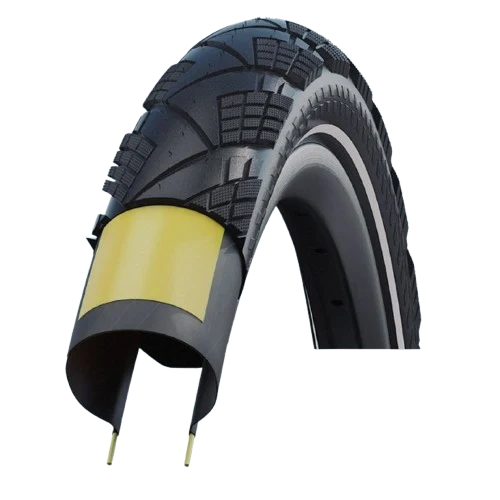 SCHWALBE MARATHON EFFICIENCY 700x40 ADDIX V-Guard Reflex TubeType Soft Black-dæk