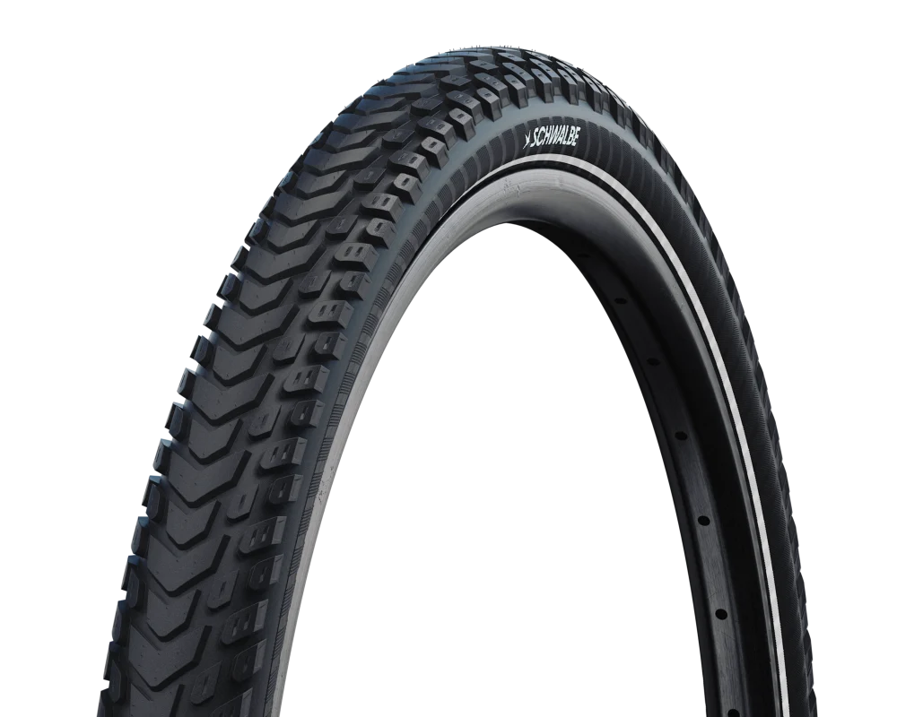 SCHWALBE MARATHON MONDIAL 27.5x2.40 ADDIX RaceGuard Reflex Tubetype Rigid-dæk