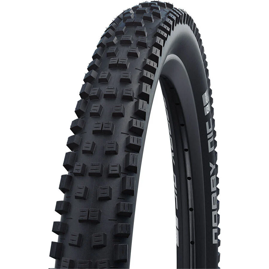 SCHWALBE NOBBY NIC 27.5x2.80 ADDIX PERFORMANCE DD RACEGUARD Tubeless Ready Soft Black-dæk