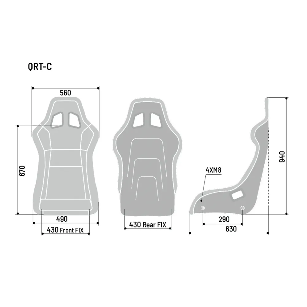 Sæde Sparco QRT C