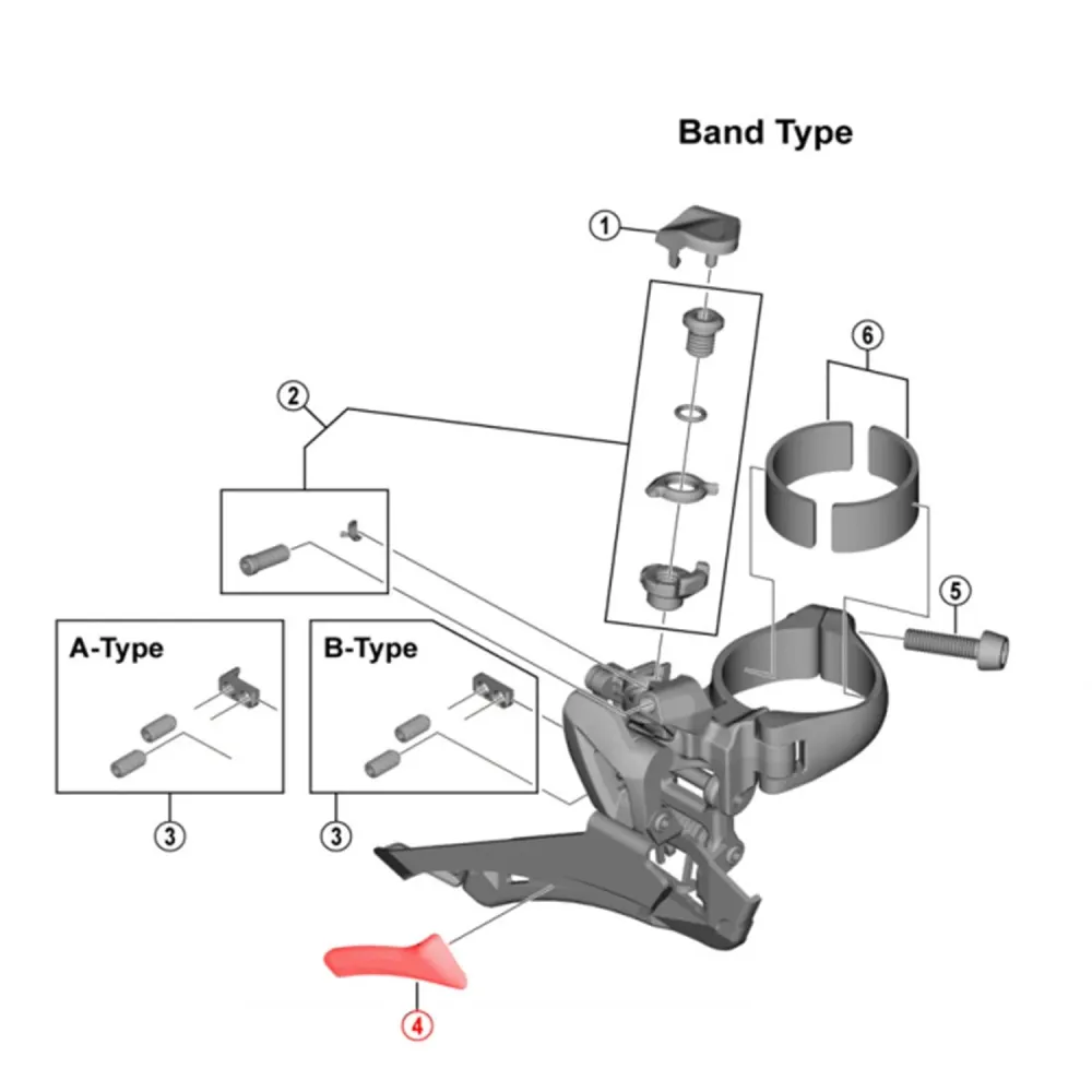 SHIMANO indvendig plade til R9100-forskifter