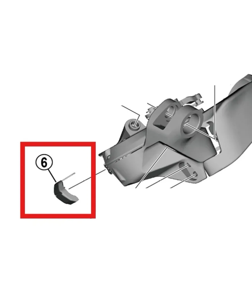 SHIMANO RD-R8150/7150/RX825 dæksel til opladningsport