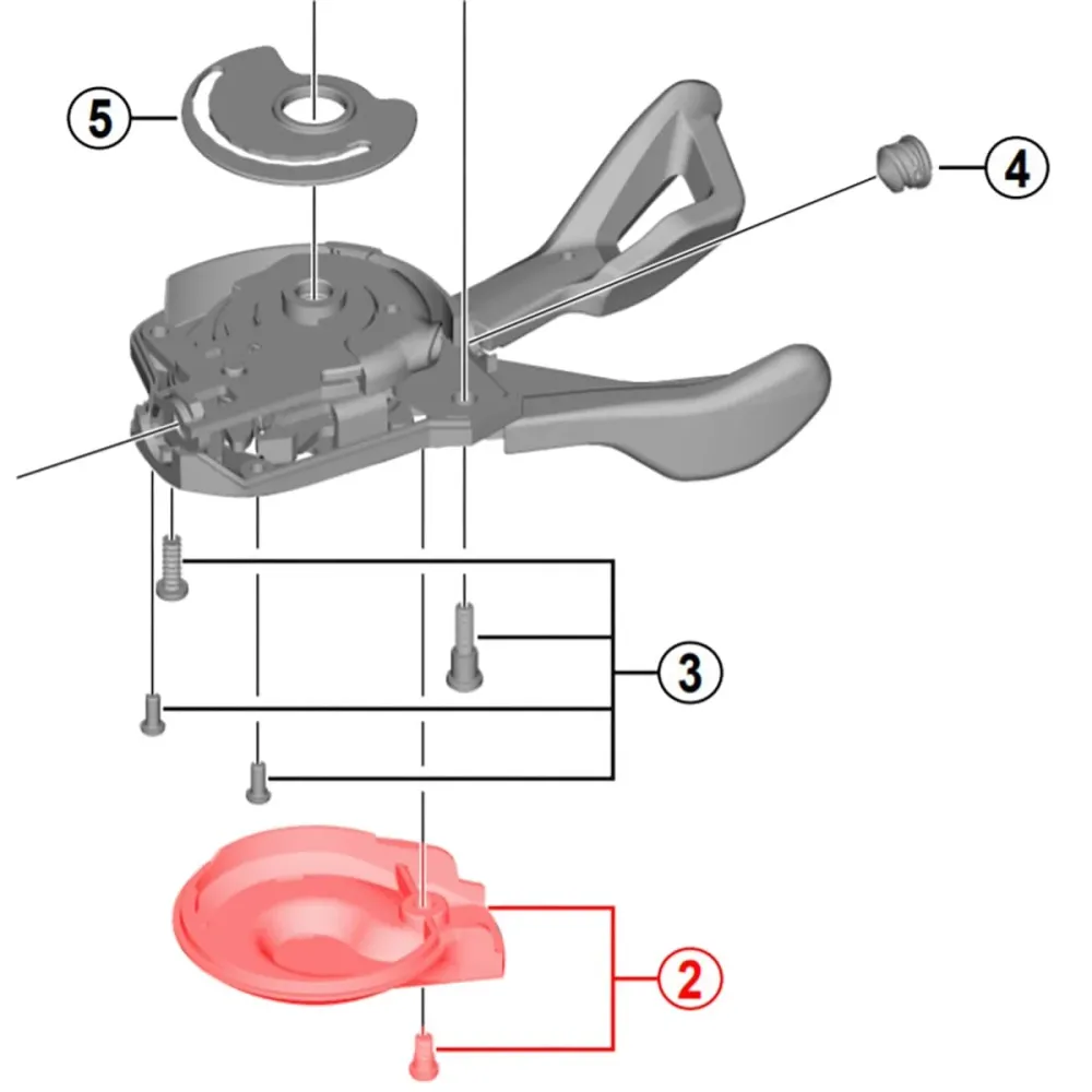 SHIMANO SLX SL-M7000 11V hastighedskontrol bunddæksel højre