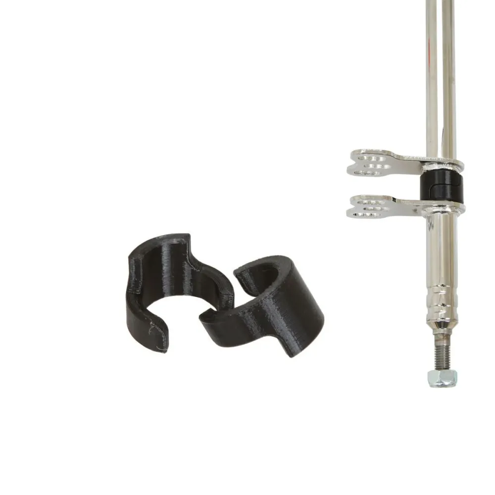Skyttelse ratstamme 18 mm Sort