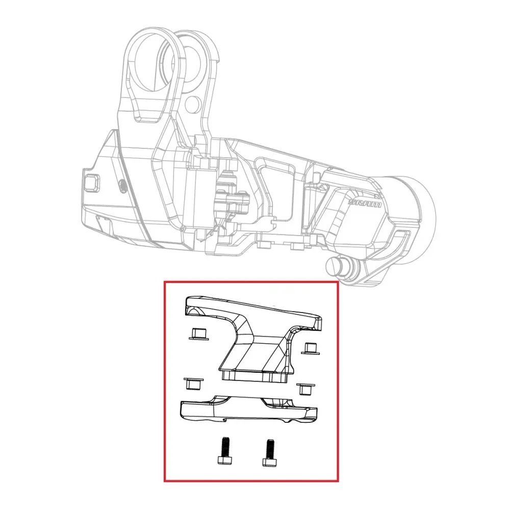 SRAM RED XPLR AXS E1 Derailleur Body Link Kit