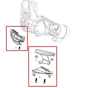 SRAM X0 T-Type Eagle AXS beskyttelsessæt til bagskifter