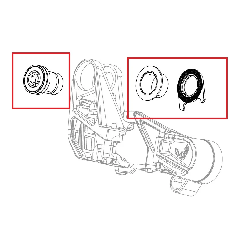SRAM X0 T-TYPE EAGLE AXS-skruesæt til montering af bagskifter