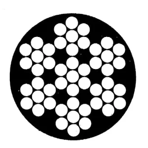 Talamex, Søgelænderwire 7X7, Rustfrit stål AISI 316, PVC-beklædt, 250 m – Størrelse: 6-9 MM
