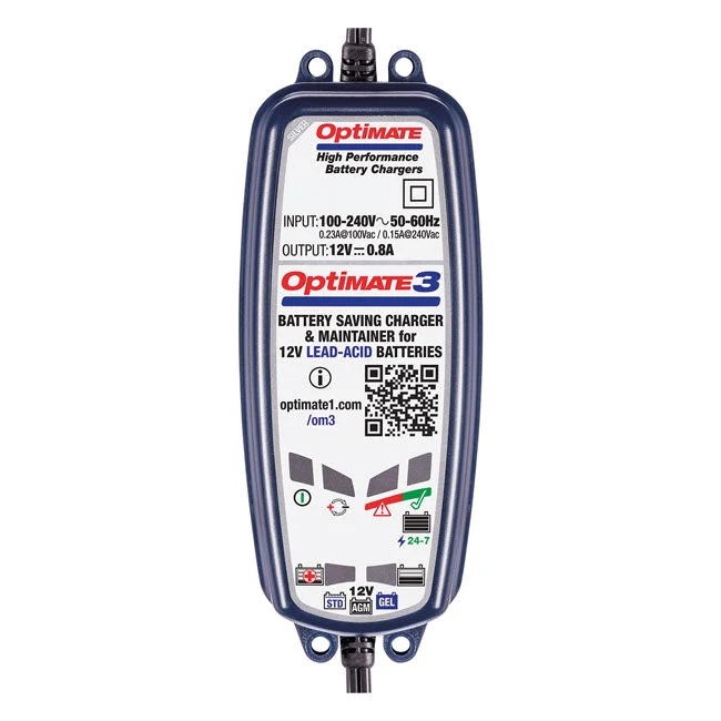 TecMate Optimate 3 12V batterioplader