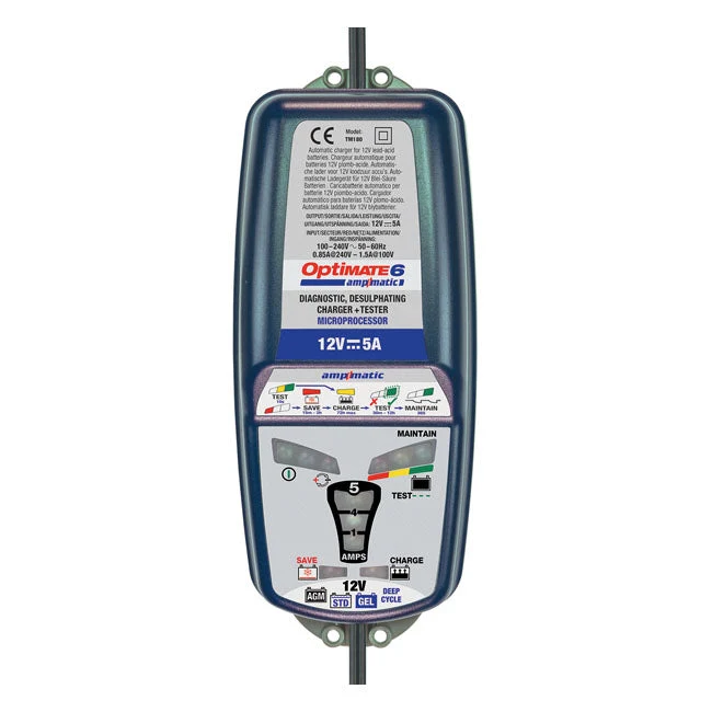 TecMate Optimate 6 Ampmatic batterioplader