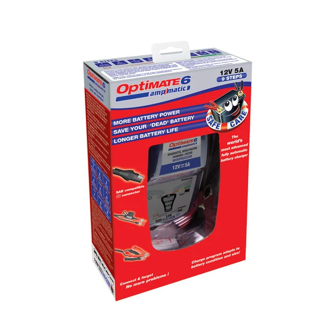 TecMate Optimate 6 Ampmatic batterioplader