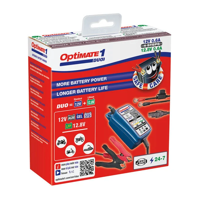 TecMate Optimate 1 Duo 12V batterioplader