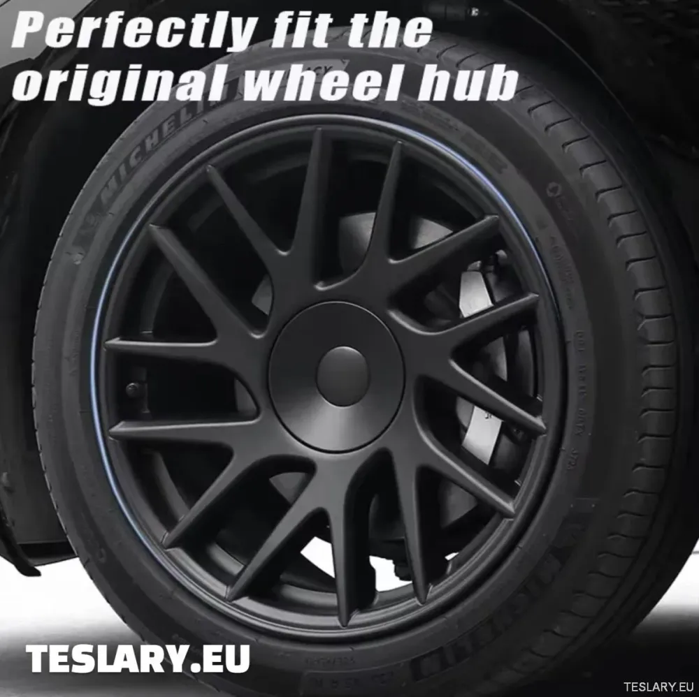18" Tesla Model 3+ Highland Full Rim Matsorte Hjulkapsler
