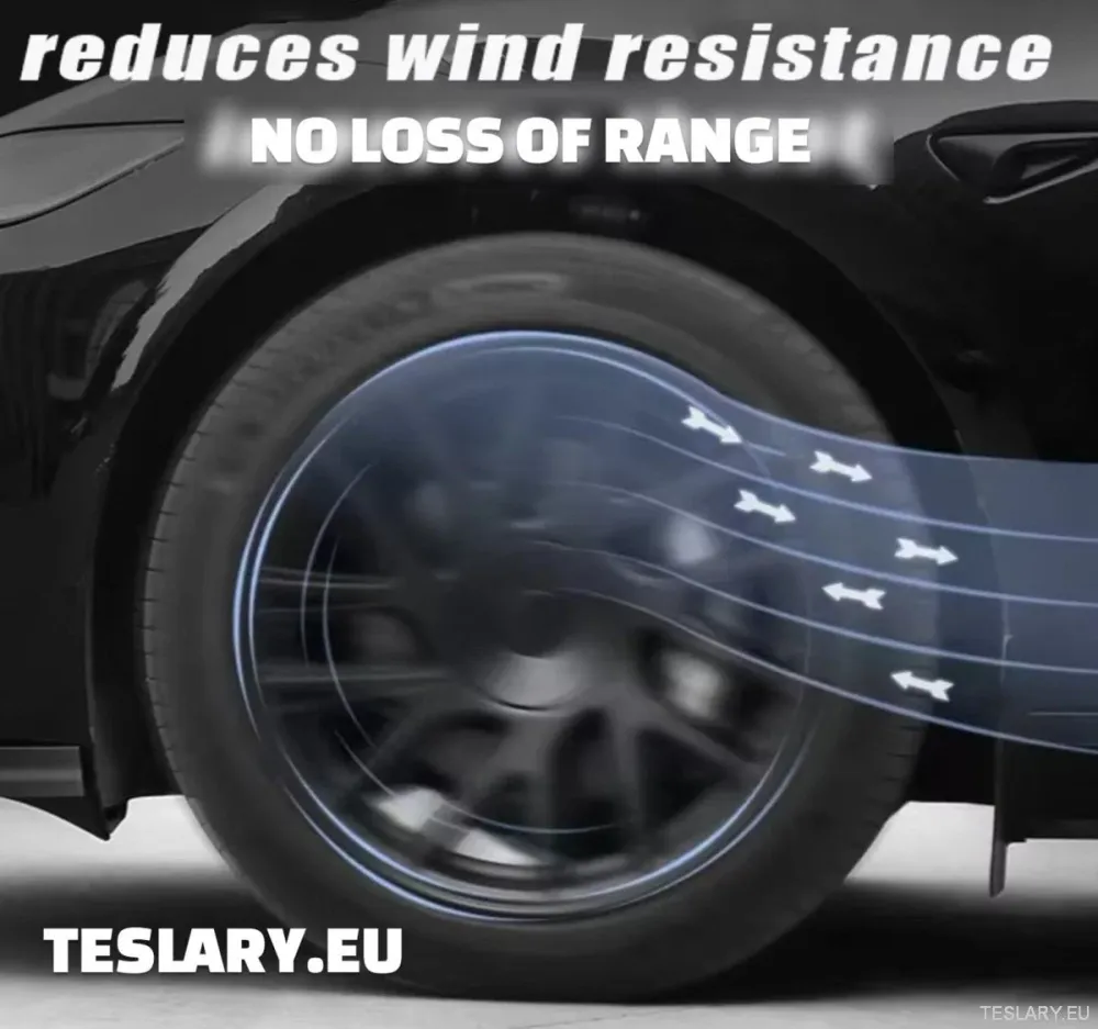 18" Tesla Model 3+ Highland Full Rim Matsorte Hjulkapsler