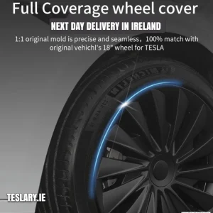 Tesla Model 3+ Highland 18" Hjulkapsler i bladstil - matsort