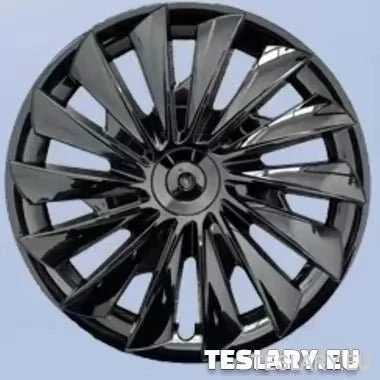 18" Tesla Model 3+ Highland Performance Induction Style Hjulkapsler - Sorte Højglans