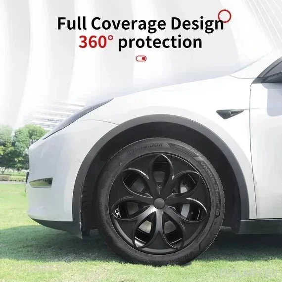 Tesla Model Y 19" Hjulkapsler i Petal Sport-stil