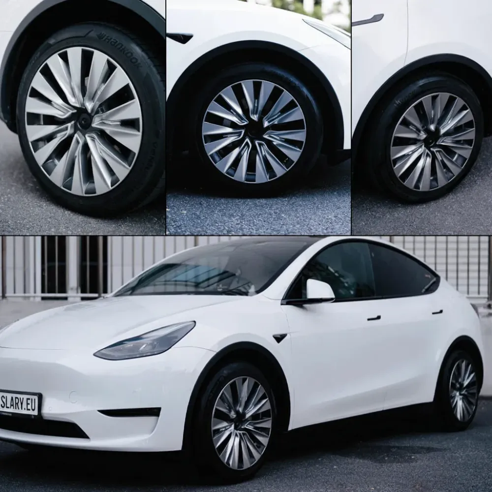 Tesla Model Y Juniper Style Wheel Covers egnet til model Y 2021 - 2025