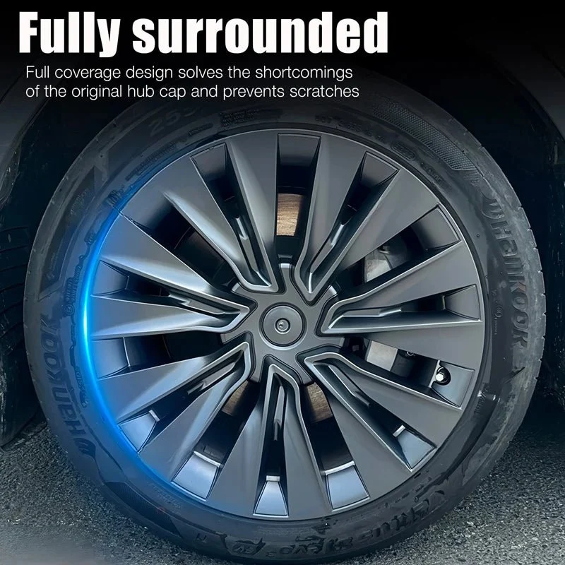 Tesla Model Y Juniper Style Wheel Covers egnet til model Y 2021 - 2025