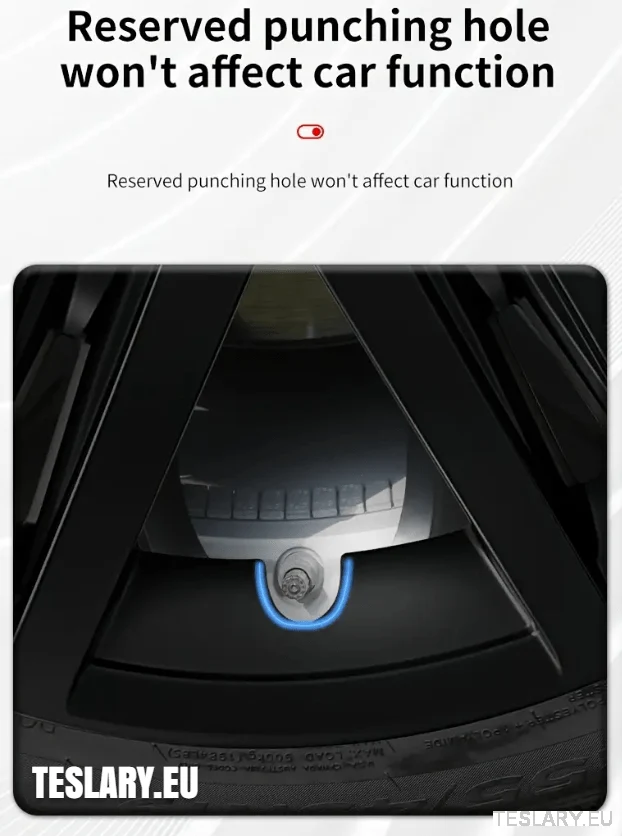 TESLA MODEL Y 19" UNIKKE S3 HJULNAV MED FULDKAPNING I STJERNESTIL