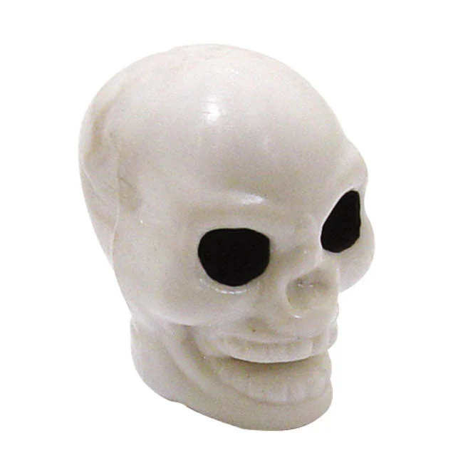 Trik Tropz Ventilspindelhætter Skull Hvid