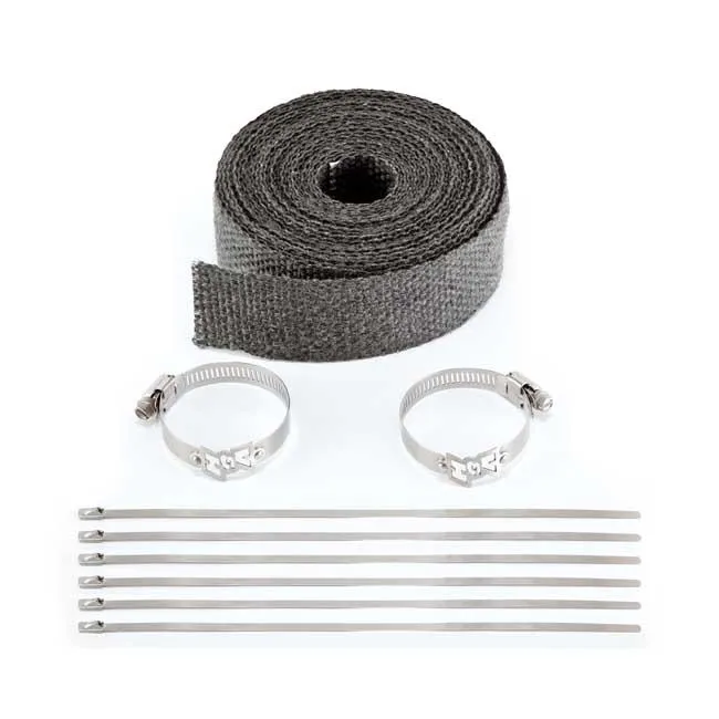 Vance & Hines Wrap Kit til motorcykeludstødning, sort