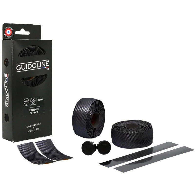 VELOX CARBON styrbånd Sort