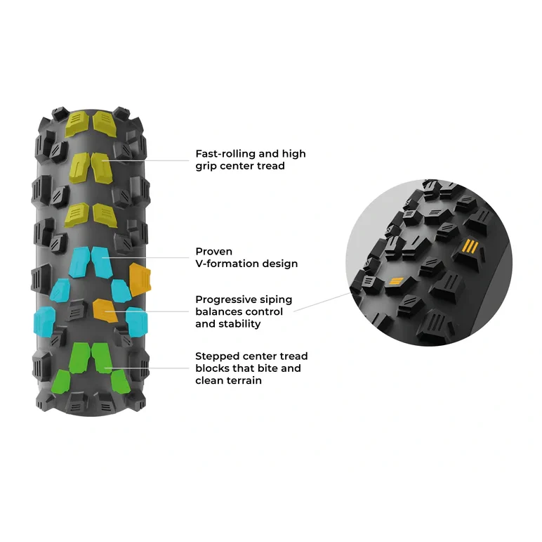 VITTORIA AGARRO TRAIL 27.5x2.40 4C Graphene 2.0 Tubeless Ready Soft Black-dæk