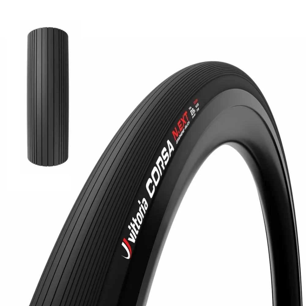 VITTORIA CORSA N.EXT WIDE Graphene G2.0 700c Tubeless Ready Sort dæk