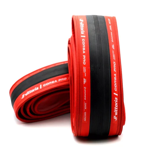 VITTORIA CORSA PRO Graphene G2.0 700c Tubeless Ready-dæk - Special Edition Red