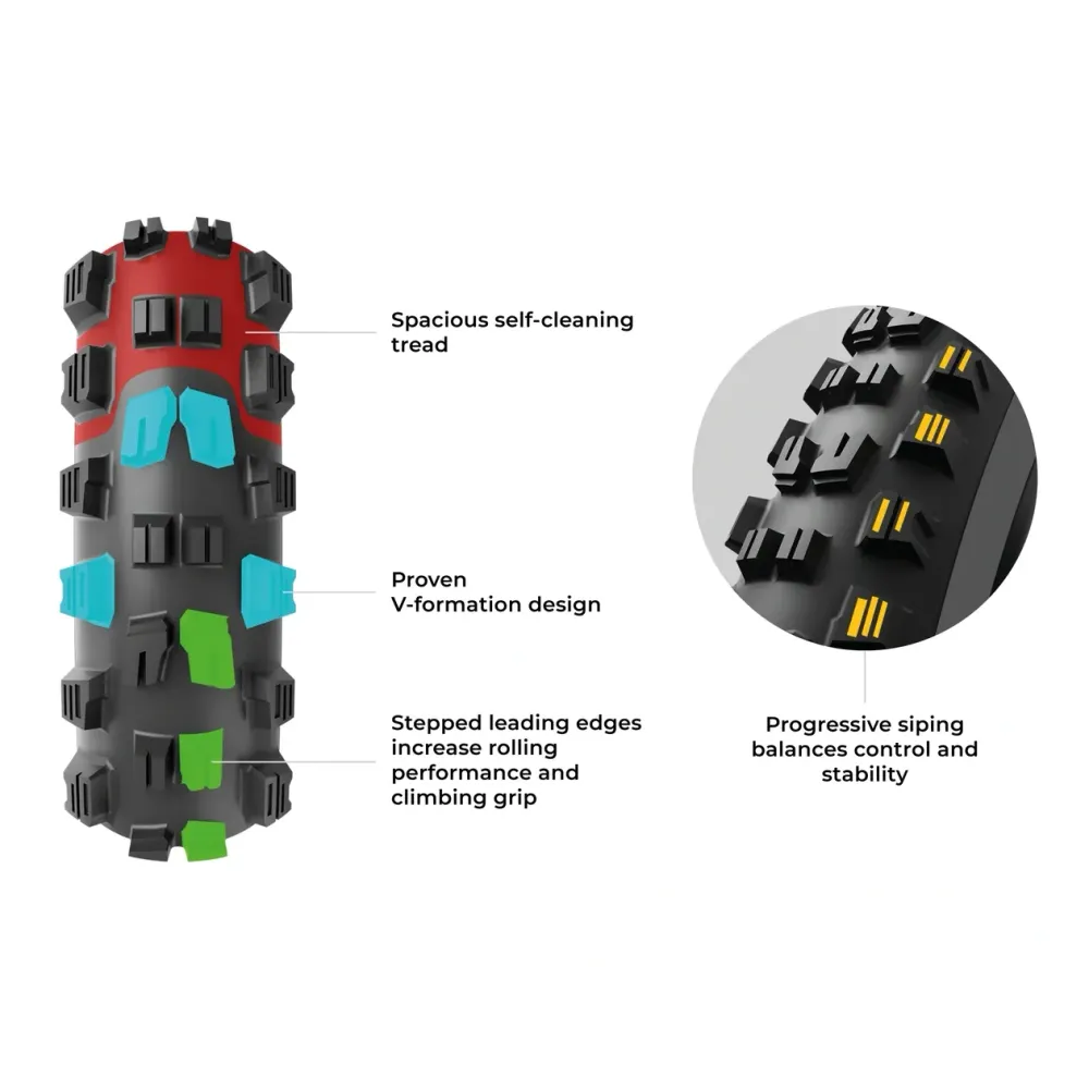 VITTORIA MAZZA TRAIL 27.5x2.60 4C Graphene 2.0 Tubeless Ready Soft Black-dæk