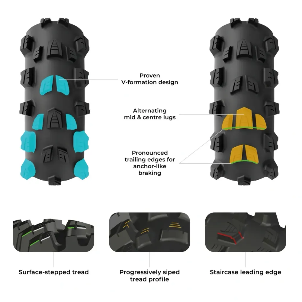VITTORIA MOSTRO TRAIL 27.5x2.40 4C Graphene 2.0 Tubeless Ready Soft Black-dæk