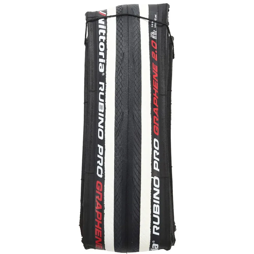 VITTORIA RUBINO PRO Graphene G2.0 700c TubeType White-dæk